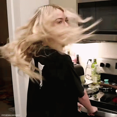 Hair Flip Dramatic GIF