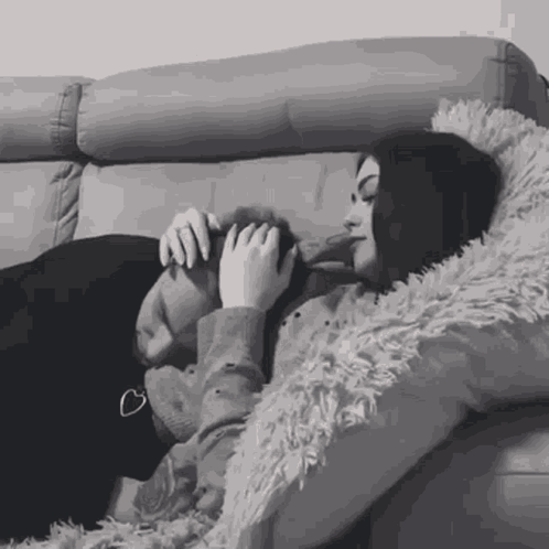 Hair Scratch Cuddle GIF