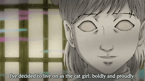 Hakaba Kitaro Neko GIF