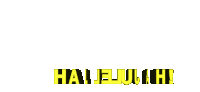 Hallelujah Blessed Sticker