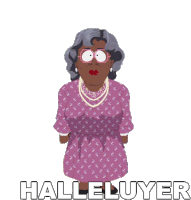 Halleluyer Madea Sticker