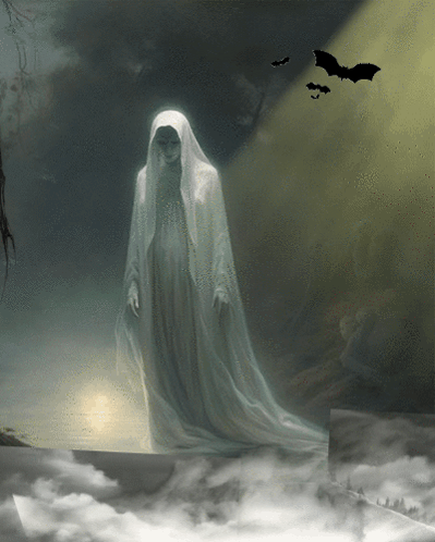 Halloween Ghost GIF. This 399 x 498 animated GIF is part of our hantu collection. Created by Pyx3l. View the original animation, share it, or browse related…