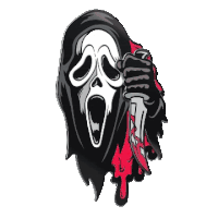 Halloween Ghostface Sticker