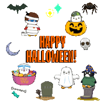 Halloween Spooky Sticker
