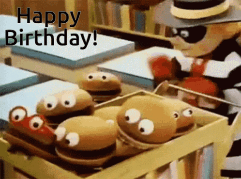 Hamburglar Happy Birthday GIF. This 498 x 369 animated GIF is part of our grimace mcdonalds collection. Created by acleak. View the original animation…