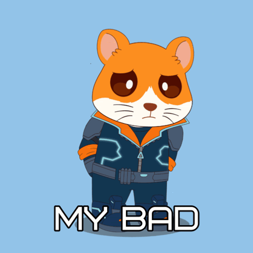 Hamie Hamieverse GIF. This 498 x 498 animated GIF is part of our sorry collection. Related themes include im sorry. Created by Hamieverse2026. View the…