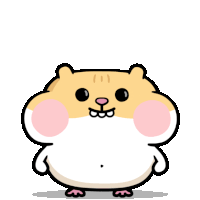 Hamster Checks If You'Re There Sticker