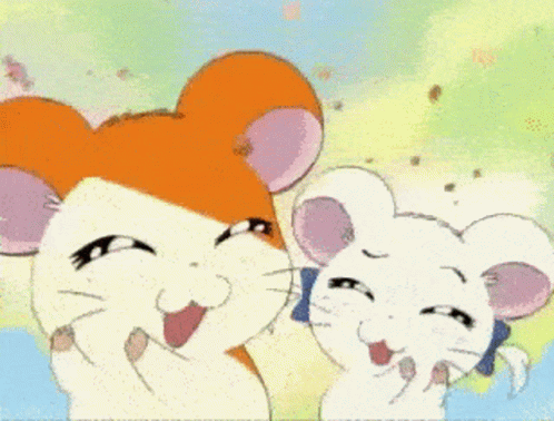 Hamtaro Cheers GIF