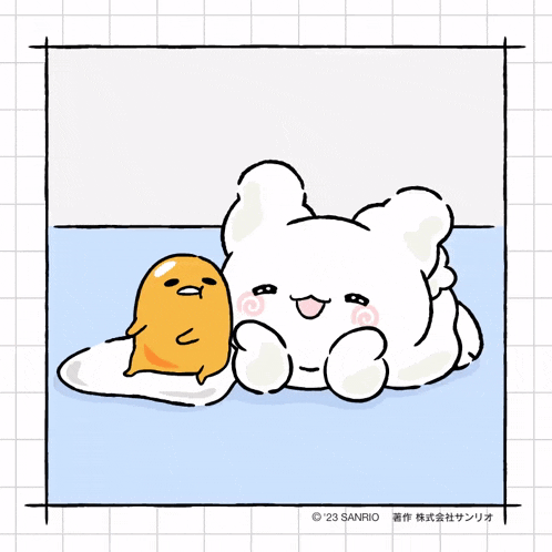Hanamaruobake Gudetama GIF