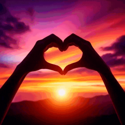 Hand Heart Together GIF