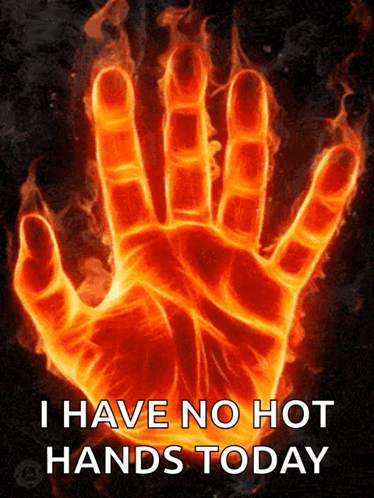 Hand On Fire GIF
