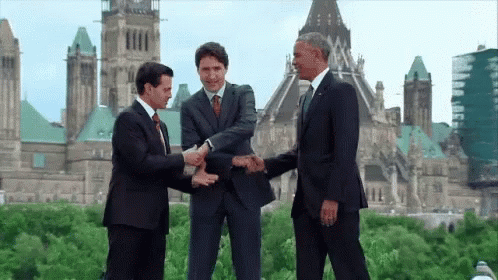 Handshakes President GIF. This 498 x 280 animated GIF is part of our personas hablando collection. Related themes include obama. View the original…