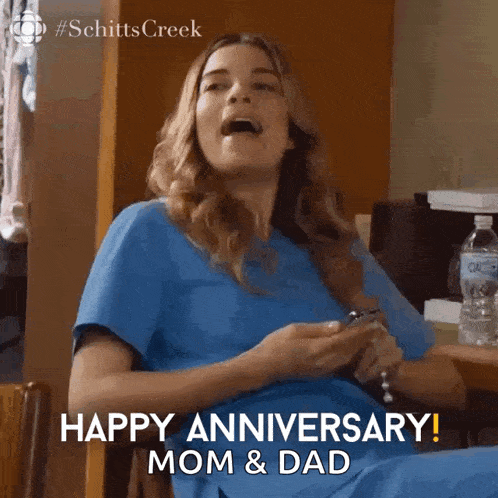 Happy Anniversary Alexis Rose GIF