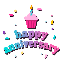 Happy Anniversary Congratulations Sticker
