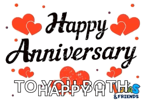 Happy Anniversary Happy Anniversary Hearts GIF. This 480 x 340 animated GIF is part of our marriage anniversary wishes collection. Related themes include…