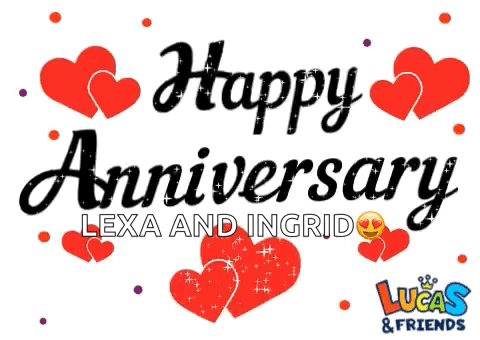 Happy Anniversary Happy Anniversary Hearts GIF