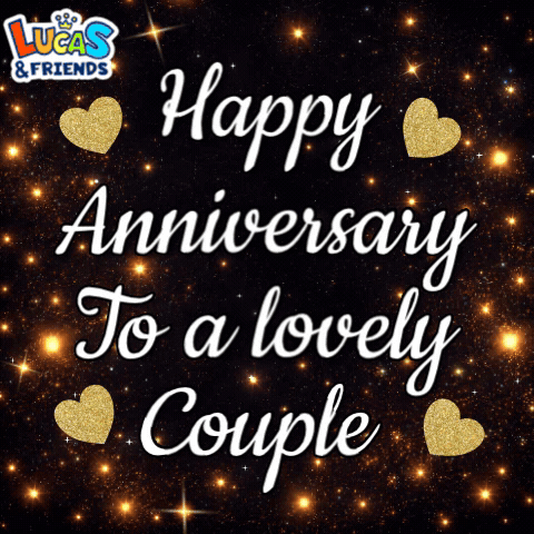 Happy Anniversary Happy Anniversary To The Lovely Couple GIF. This 480 x 480 animated GIF is part of our marriage anniversary wishes collection. Related…