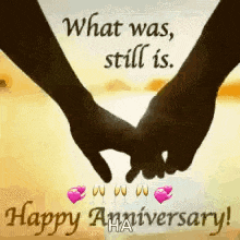 Happy Anniversary Holding Hands GIF