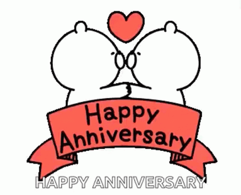 Happy Anniversary Kiss GIF