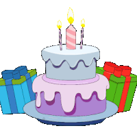 Happy B Present Sticker