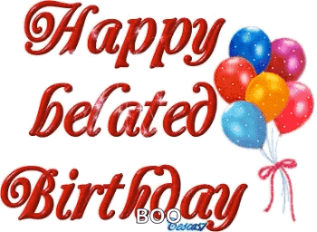 Happy Belated Birthday Baloons GIF