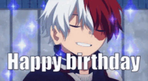 Happy Birthday Anime Anime Birthday GIF