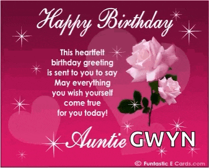 Happy Birthday Auntie GIF