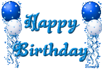 Happy Birthday Balloon Sticker