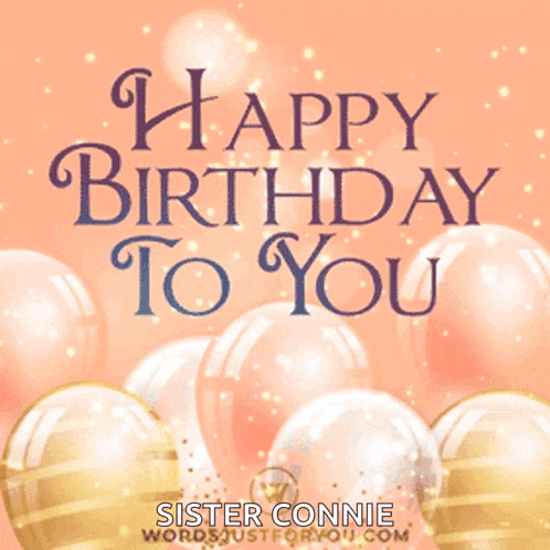 Happy Birthday Balloons GIF