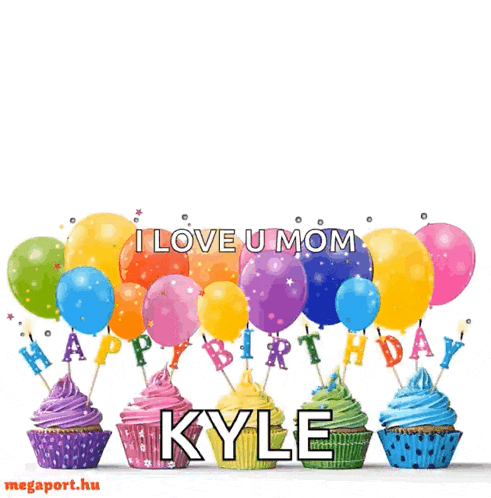 Happy Birthday Balloons GIF