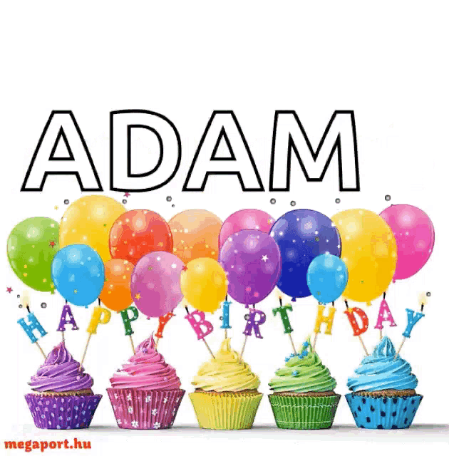 Happy Birthday Balloons GIF