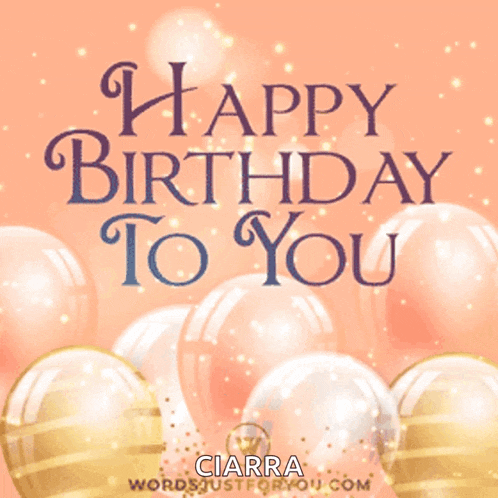 Happy Birthday Balloons GIF
