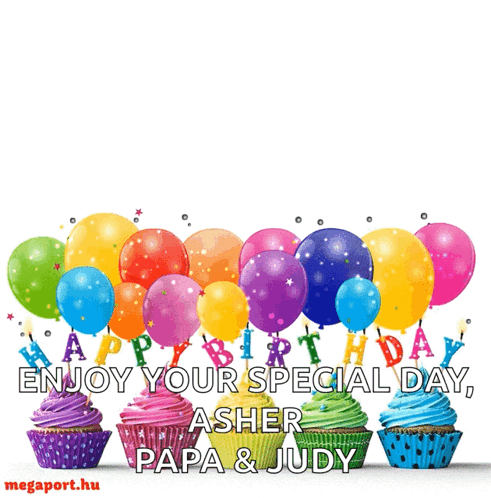 Happy Birthday Balloons GIF. This 491 x 498 animated GIF is part of our happy birthday with balloons collection. Related themes include balloons, colorful…
