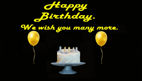 Happy Birthday Birthday Cake GIF