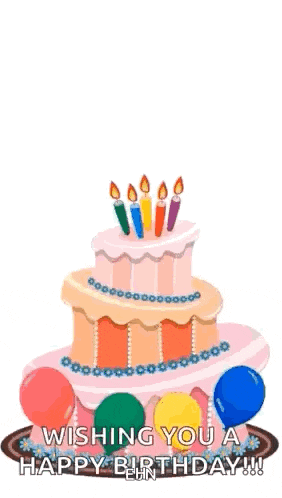 Happy Birthday Birthday Cake GIF