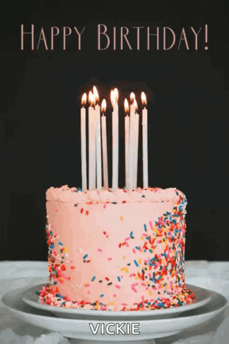 Happy Birthday Birthday Cake GIF