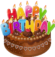 Happy Birthday Birthday Greeting Sticker