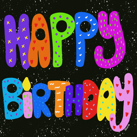 Happy Birthday Blinkingletters GIF