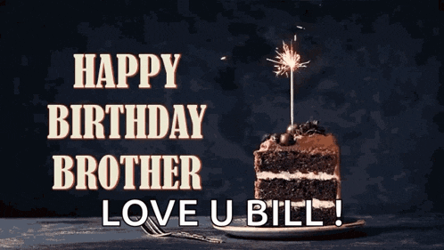 Happy Birthday Brother Hbd GIF