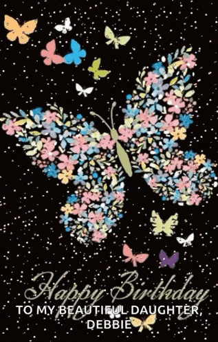 Happy Birthday Butterfly GIF