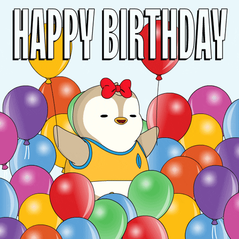 Happy Birthday Cake Penguin GIF. This 480 x 480 animated GIF is part of our happy birthday dancing collection. Related themes include balloons, happy…