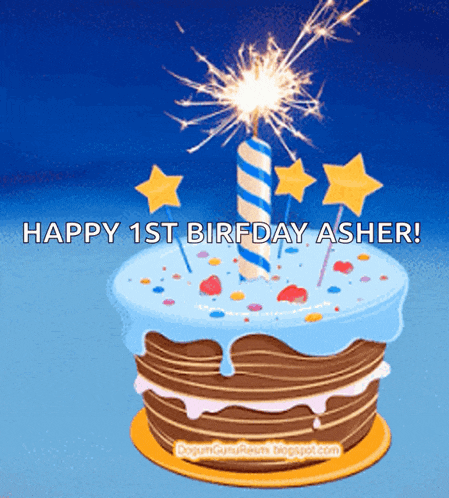 Happy Birthday Cake GIF