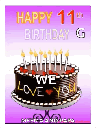Happy Birthday Cake GIF