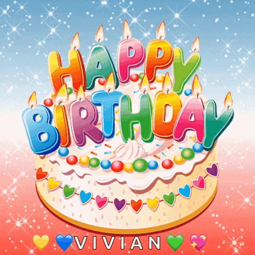 Happy Birthday Cake GIF