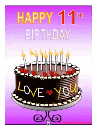Happy Birthday Cake GIF. This 332 x 442 animated GIF is part of our nephew birthday collection. Related themes include cake, happy birthday, i love you…