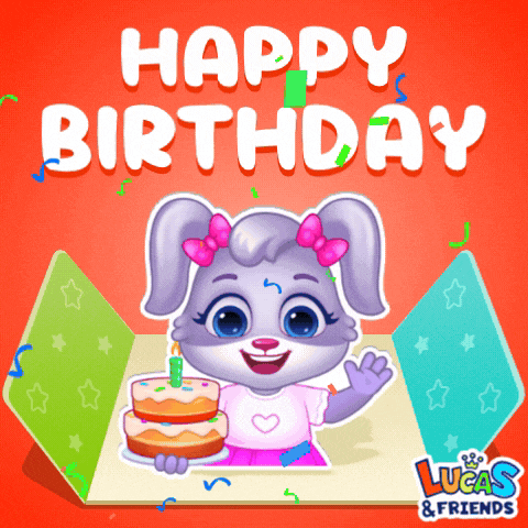 Happy Birthday Card Happy Birthday Girl GIF