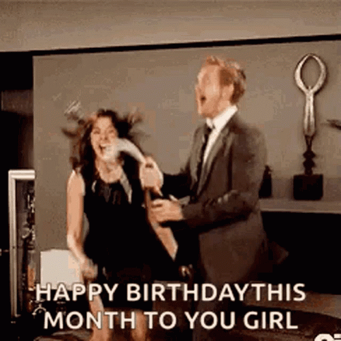 Happy Birthday Celebrate GIF. This 498 x 498 animated GIF is part of our my birthday month collection. Related themes include celebrate, excited, happy…