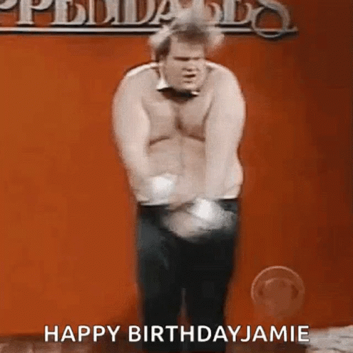 Happy Birthday Chris Farley GIF