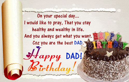 Happy Birthday Dad GIF