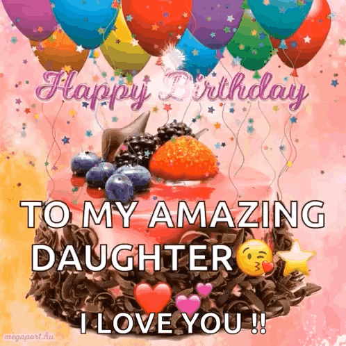 Happy Birthday Daughter Happy Birthday Daughter In Law GIF
